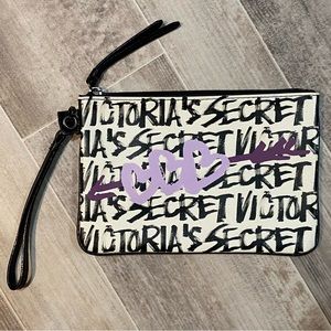 Victoria Secret zipper clutch